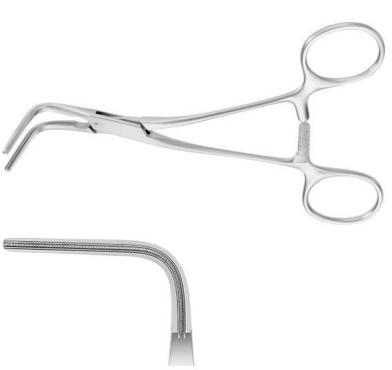 КУЛІ ПЕДІАТРИЧН. ЗАТИСКАЧ 90° 30/150MM